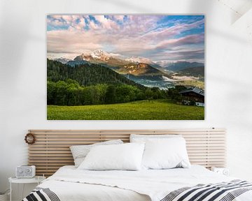 Uitzicht in het Berchtesgadener Land van Daniela Beyer