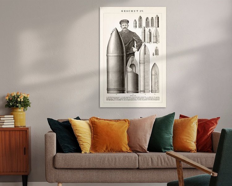 Example of the artwork in a room