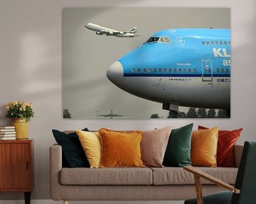 Klm Boeing 747 Cockpitaufnahme von Arthur Bruinen