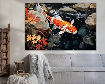 Koi in Stilte van Christian Ovís