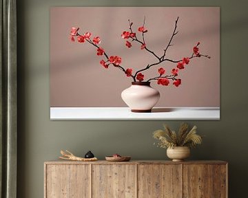 Japandi Cherry Blossom Dream (Rêve de fleurs de cerisier) sur Christian Ovís