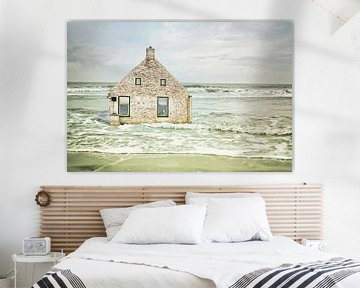 Brinta huisje op het strand van marleen brauers