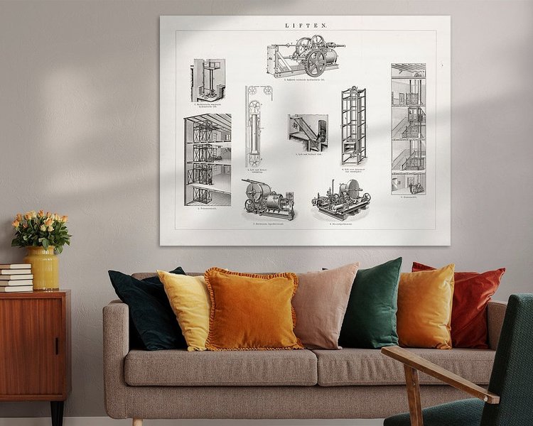 Example of the artwork in a room