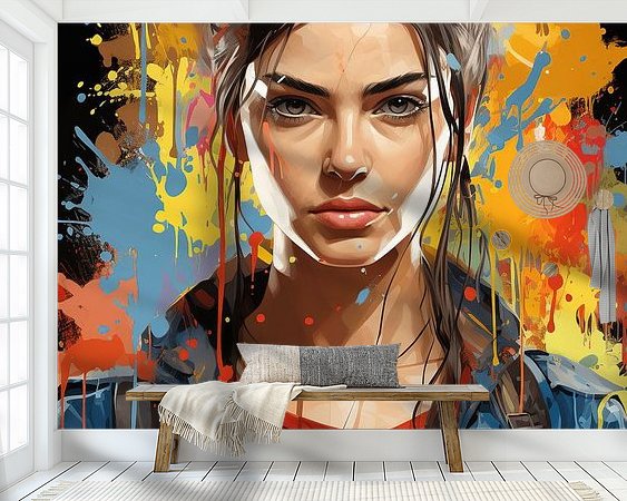 Example of the artwork in a room