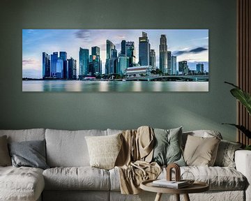 The skyline of Singapore by FineArt Panorama Fotografie Hans Altenkirch