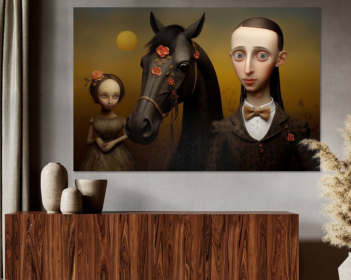 Example of the artwork in a room