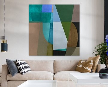 Abstract Geometric Square 2 von Georgia Chagas