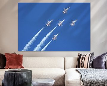 U.S. Air Force Thunderbirds. von Jaap van den Berg