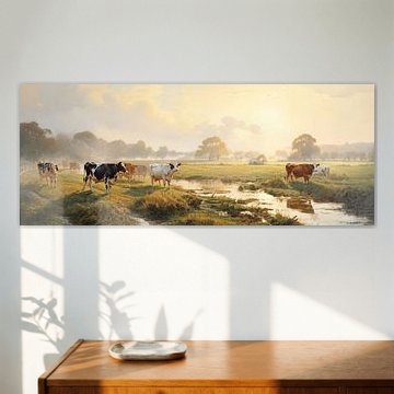 Koeien in Weide van ARTEO Schilderijen