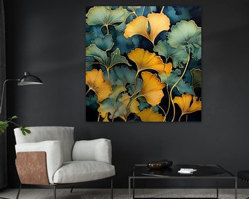 Peinture au Ginkgo Biloba sur Art Merveilleux