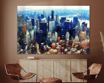 Abstract Manhattan by Studio Mirabelle