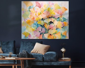 Ginkgo Kleurrijk van De Mooiste Kunst