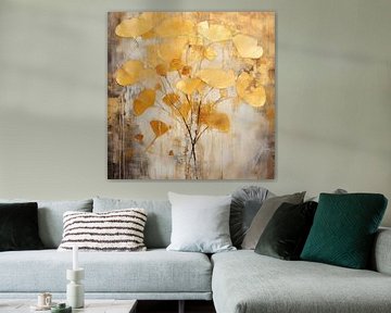 Ginkgo Kunstrahmen 50997 von Wunderbare Kunst