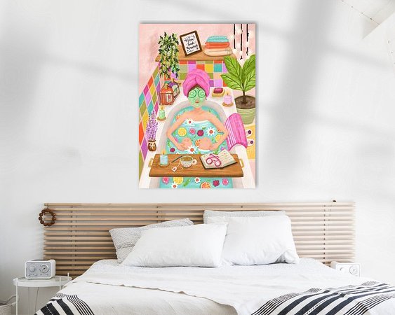 Example of the artwork in a room