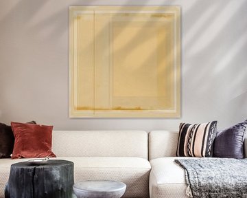 Reflections. Minimalist modern abstract geometric art in pastels. by Dina Dankers