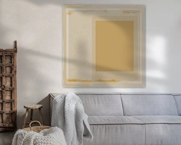 Art géométrique abstrait moderne minimaliste dans les tons pastels. sur Dina Dankers