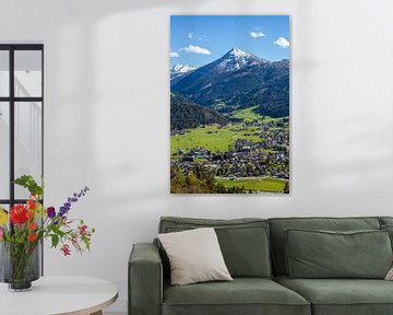 Altenmarkt mit dem Lackenkogel von Christa Kramer