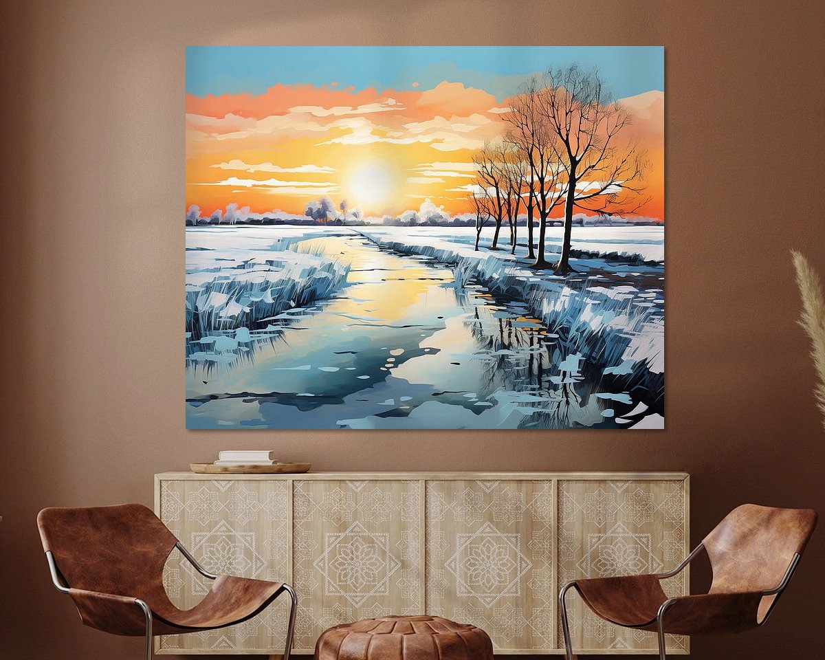 Example of the artwork in a room