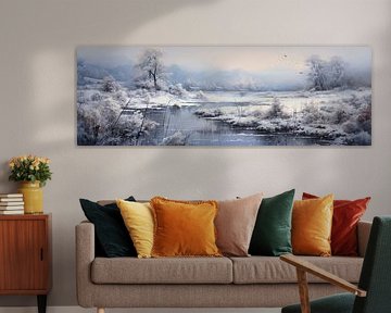 Cadre d'art hivernal 47965 sur Peintures accrocheuses