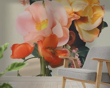 Blumen sind der beste Freund eines Mädchens&#039 von Carla Van Iersel