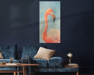 Neugieriger Flamingo von Whale & Sons