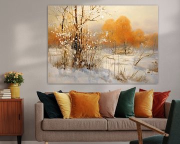 Winter-Wärme | Winter-Natur von Blikvanger Schilderijen