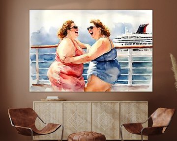 2 gezellige dames op een cruise van De gezellige Dames