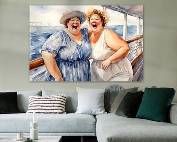 2 gezellige dames op cruise vakantie van De gezellige Dames