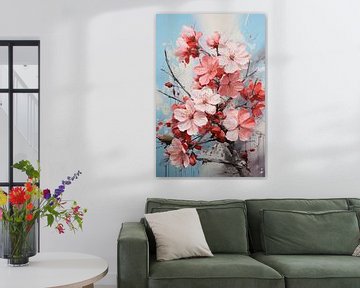 Dancing Blossom Branches by Wonderful Art