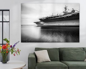 USS Midway in zwart-wit van Joseph S Giacalone Photography