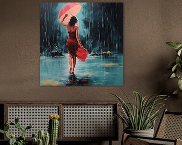 Regenachtige Reverie van Art Lovers