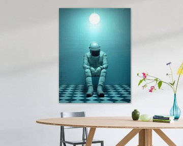 Modern minimalist digital art from man by Thilo Wagner