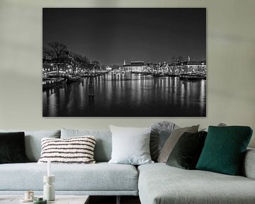 Fluss der Amstel in Amsterdam von Barbara Brolsma