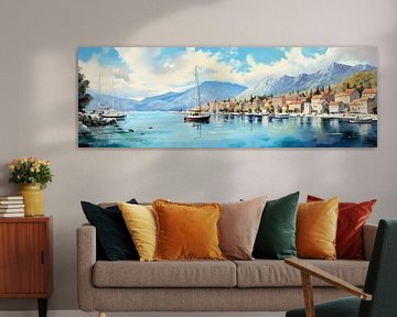 Croatia Views by Abstract Painting