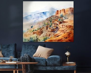 Le beau Maroc sur Peinture Abstraite