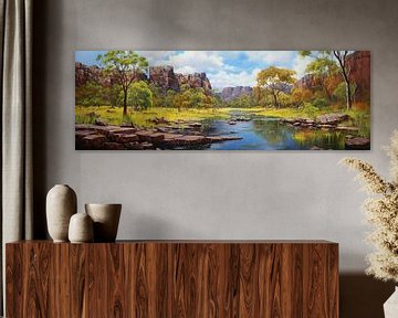Australien Naturreservat von Abstraktes Gemälde