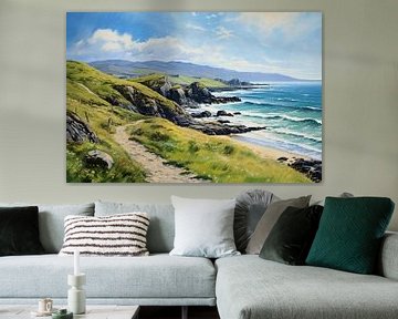 Irland Natur von Abstraktes Gemälde