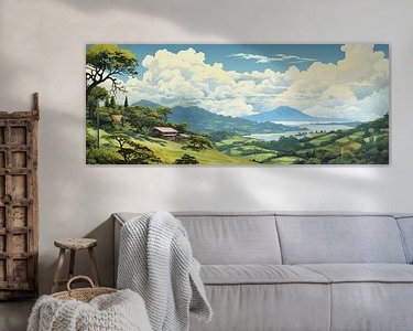 Example of the artwork in a room