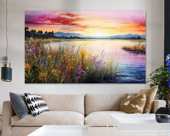 Example of the artwork in a room