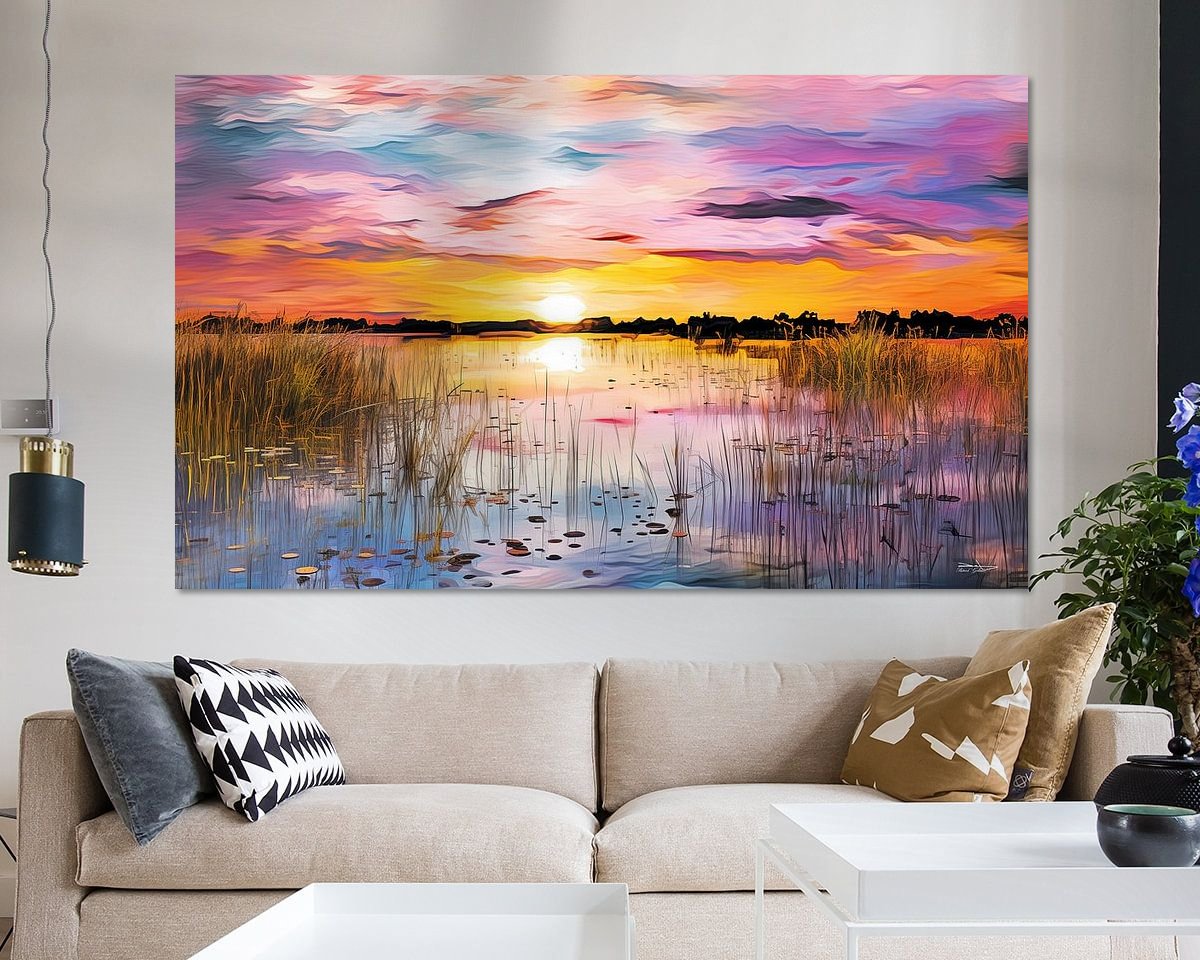 Example of the artwork in a room