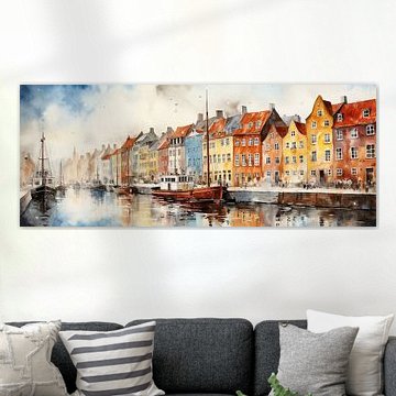 Malerei Dänemark von Abstraktes Gemälde