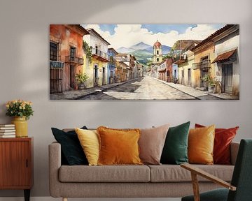 Guatemala Painting by Abstract Painting