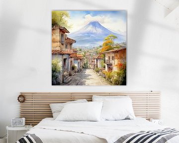 Peinture au Guatemala sur Peinture Abstraite