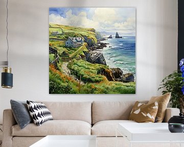 Irlande sur Peinture Abstraite