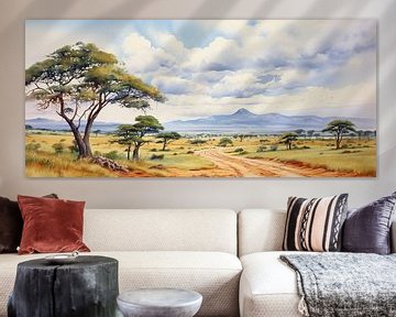Painting Kenya by Abstract Painting
