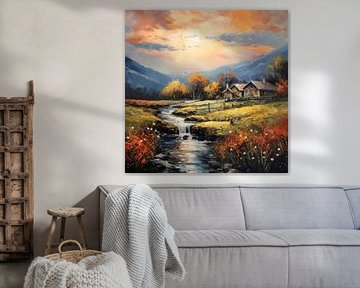 North Macedonia Painting by Abstract Painting