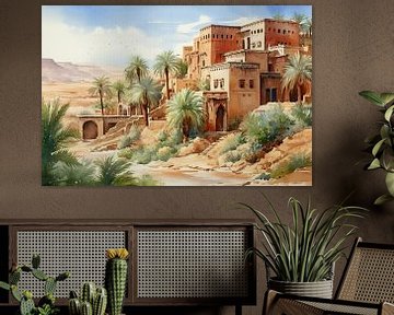 Marokko von Abstraktes Gemälde