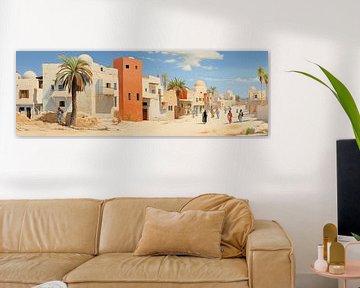 Tunesië van Abstract Schilderij