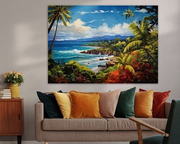 Painting Costa Rica by Abstract Painting