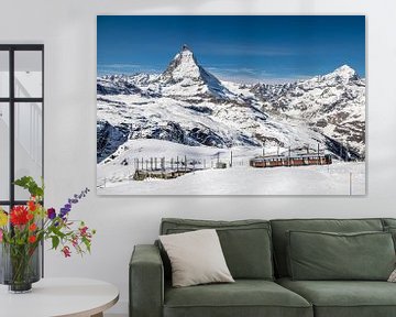 The Gornergrat Railway and the Matterhorn by t.ART